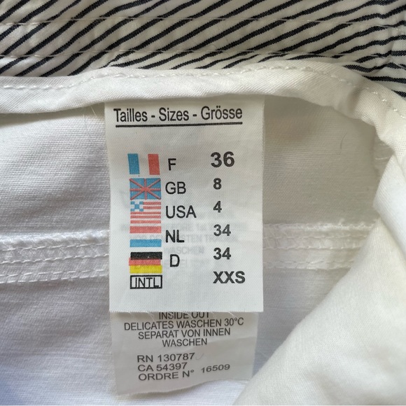 Saint James white cotton skirt - Picture 12 of 16